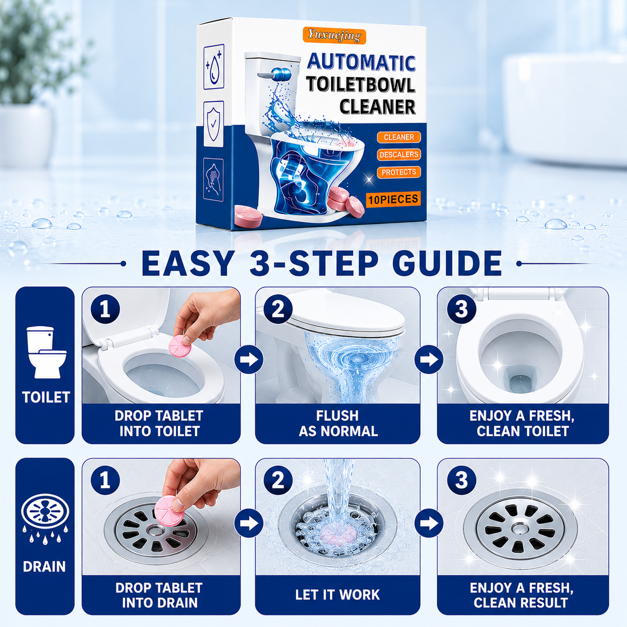 FreshFlow Drain Cleaning Tabs