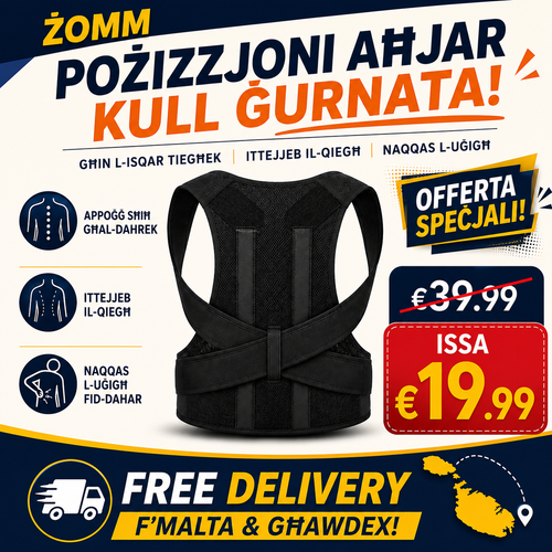 Unisex Adjustable Back Brace